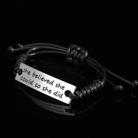 img 2 attached to BaubleStar Believed Bracelet Inspirational Bracelets