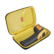 🧳 rugged travel case for etekcity lasergrip 800 digital infrared thermometer laser temperature gun (black+yellow) logo