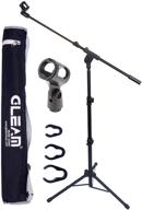 🎙️ gleam tripod boom microphone stand - ultimate stability and portability with carrying bag (mic-01-tripod) logo