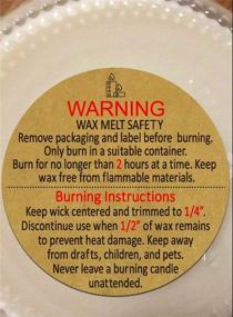 img 1 attached to Natural Warning Stickers Container Votives Crafting