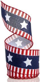 img 3 attached to White Stars Stripes Ribbon Inches