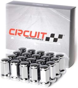 img 4 attached to 🔧 Premium Quality Circuit Performance 14x2.0 Chrome Closed End Bulge Acorn Lug Nuts - Set of 20 High-Grade Forged Steel Lugnuts with Cone Seat