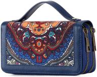 🐆 hawee leopard double zipper wallet for women - handbags & wallets for enhanced seo logo