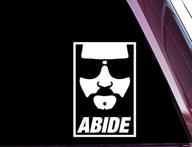 🤘 roxxor decals the dude: abide with precision-cut vinyl decal/sticker for maximum style logo