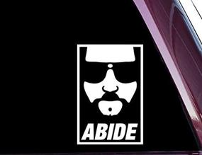 img 4 attached to 🤘 ROXXOR Decals The Dude: Abide with Precision-Cut Vinyl Decal/Sticker for Maximum Style