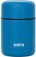 🍱 mira 20oz lunch food jar, vacuum insulated stainless steel lunch thermos in hawaiian blue логотип