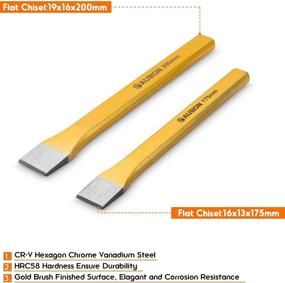 img 2 attached to Acrux7 6Pcs Cold Chisel Set