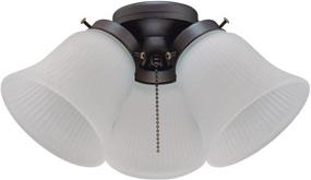 img 4 attached to 💡 Enhance Your Ceiling Fan with the Westinghouse Lighting 7785000 Three LED Cluster Light Kit – Oil Rubbed Bronze Finish and Frosted Ribbed Glass