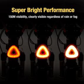 img 3 attached to 🚴 Acteam Brake Sensing Rear Bike Light - Ultra Bright Tail Light for Bikes - Rechargeable LED Light - Auto On/Off Sensor - IPX6 Waterproof - Cycling Safety Back Taillight - Suitable for All Road Bikes