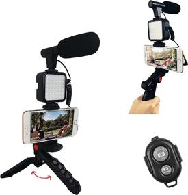 img 4 attached to Vlogging YouTube Microphone Compatible Smartphone