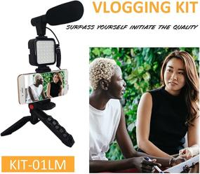 img 1 attached to Vlogging YouTube Microphone Compatible Smartphone