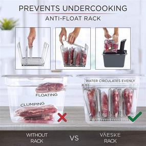 img 1 attached to 🍲 VÄESKE 12 QT Insulated Sous Vide Container with Rack and Sleeve – Compatible with Anova, Instant Pot, Joule, Inkbird