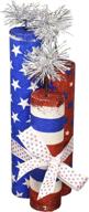 🎉 amscan 280061 patriotic party centerpiece, 10.5 inches, single pack logo