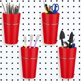 img 4 attached to 🔗 Efficient Pegboard Accessories Organizer: Rings Holder and More!