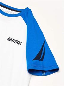 img 2 attached to 👕 Стильная детская футболка Nautica для мальчиков: комфорт и модный дизайн с коротким рукавом