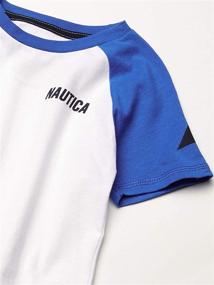 img 1 attached to 👕 Стильная детская футболка Nautica для мальчиков: комфорт и модный дизайн с коротким рукавом