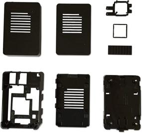 img 3 attached to 📦 MaticBox Case for Raspberry Pi 3 / Pi 2 / Tinker Board – Low Profile, Stackable, DIN Rail Mountable, Automation Friendly, Fan Support (Black)