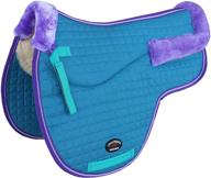 st. charles horse quilted english saddle pad: trail contour with fleece lining - model 72102-112 logo