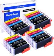 🖨️ ink4work compatible ink cartridge replacement for canon pgi-250xl and cli-251xl, for use with pixma ip7220, mg5420, mg6320, mx722, mx922 - 20 pack logo