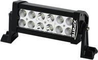 🔦 xprite 7.5-inch 36 watt 12-led straight off-road spot floodlight combo work light bar - superior lighting performance for off-road adventures logo