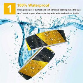 img 3 attached to 🌧️ Reliancer Waterproof Self Adhesive Reflective Stripes