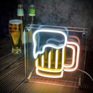 5v neon регулируемая яркость beer логотип