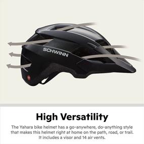 img 1 attached to 🚲 Schwinn Yahara ERT Bike Helmet: Perfect Fit for Youth and Adults, Sizing 54-62 cm in Multiple Colors