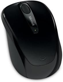img 2 attached to Улучшите свою подвижность с беспроводной мобильной мышью Microsoft 3500 - черная