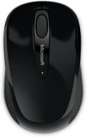 улучшите свою подвижность с беспроводной мобильной мышью microsoft 3500 - черная логотип