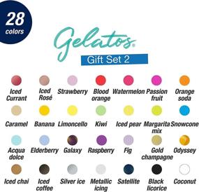 img 2 attached to Faber-Castell Gelatos Dolce II Gift Set: Vibrant 28 Color Art Medium for Versatile Creativity