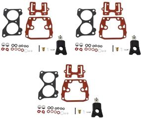 img 3 attached to 🚗 Комплект ремонта и восстановления карбюратора Carburetor Carb с поплавком - Johnson Evinrude V4 & V6 (85-235 HP)