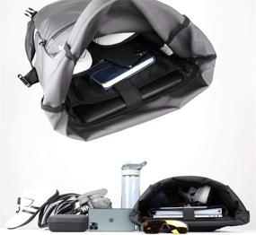 img 1 attached to Rhinowalk Multifunction 24L Bike Pannier 🚴 Bag: Waterproof, Laptop Backpack, Motor & Luggage Bag