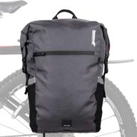 rhinowalk multifunction 24l bike pannier 🚴 bag: waterproof, laptop backpack, motor & luggage bag logo