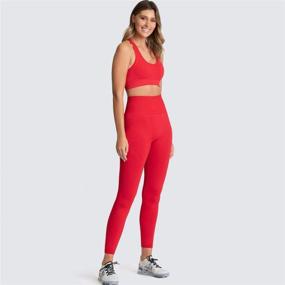 img 2 attached to Beaufident Women's Seamless Workout Set: Ribbed Sport Bra with High Waist Shorts Legging for Yoga Outfit Tracksuit