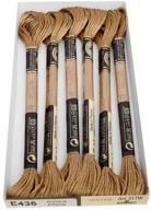 premium dmc light effects embroidery floss: golden oak 317w-e436 (6-pack) logo