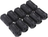 🔇 sing f ltd 10pcs noise suppressor 7mm emi rfi clip choke ferrite core cable filter logo