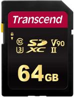 📸 transcend 64gb sdhc 700s memory card: high-speed uhs-i ultra-capacity solution logo