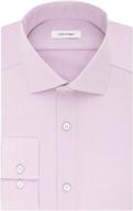 calvin klein 👔 herringbone spread collar men's shirts logo