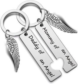 img 4 attached to EIGSO Baby Memorial Keychain - A Heartfelt Sympathy Gift for Mommy and Daddy to Remember their Angel - Infant Loss Remembrance Keychain