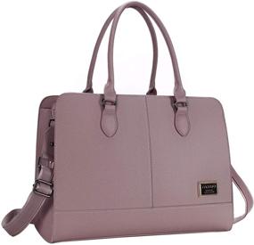 img 4 attached to MOSISO Women Laptop Tote Bag (15-16 Inch) 3 Layer Compartments