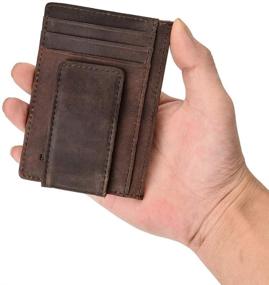 img 2 attached to HEPIDEM Blocking Minimalist Leather Wallets: Stylish Protection for Your Essentials