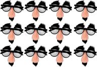 juvale disguise glasses funny nose logo