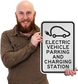 img 3 attached to Electric Vehicle Charging SmartSign Aluminum