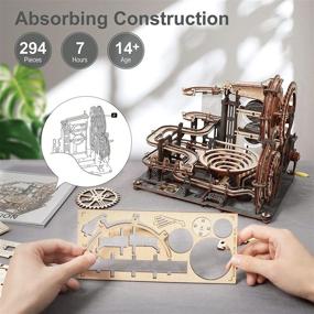 img 3 attached to 🎢 ROKR Marble Run Wooden Puzzles: Engaging Hands-On Fun!