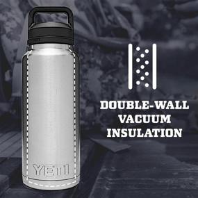 img 3 attached to YETI Rambler 36 oz Bottle: Vacuum Insulated Stainless Steel with Chug Cap - Highlands Olive: Review & Best Price