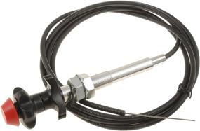 img 1 attached to 🔧 Dorman 55204 Control Cables: 10 ft. Length, Black Knob, High Performance