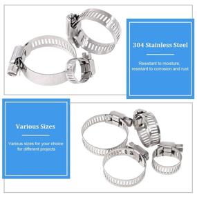 img 1 attached to 🔧 Versatile and Durable: Glarks 8 38mm Stainless Steel Adjustable Assortment