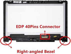 img 3 attached to 📺 LCDOLED 13.3" Сенсорный ЖК-экран с разрешением FHD и цифровой сборкой для Dell Inspiron 13 P69G P69G001 (Дальний уголик рамки, разъем 40-контактный) - Совместимая замена (Не подходит для LP133WF2 NV133FHM-N45)