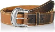 nocona belt co lubbock brown men's accessories logo