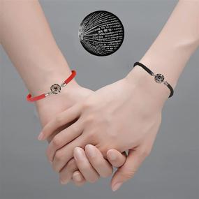 img 1 attached to Languages Projection Boyfriend Girlfriend Valentines Boys' Jewelry